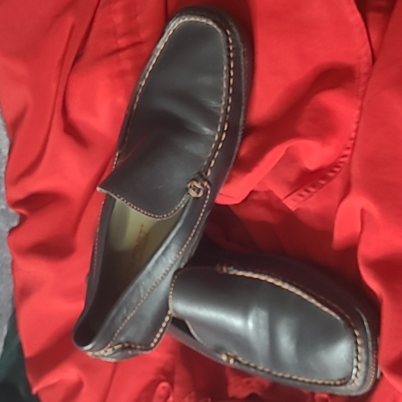 Rockport men's Loafer 9.5 Washable Leather Runs Small...better For MENS 9.0 - Picture 1 of 12